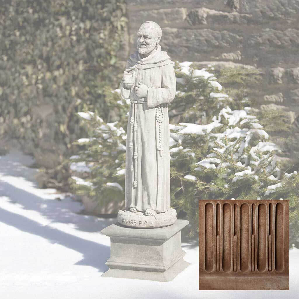 Campania Padro Pio Garden Statue - R-047 - Image 4