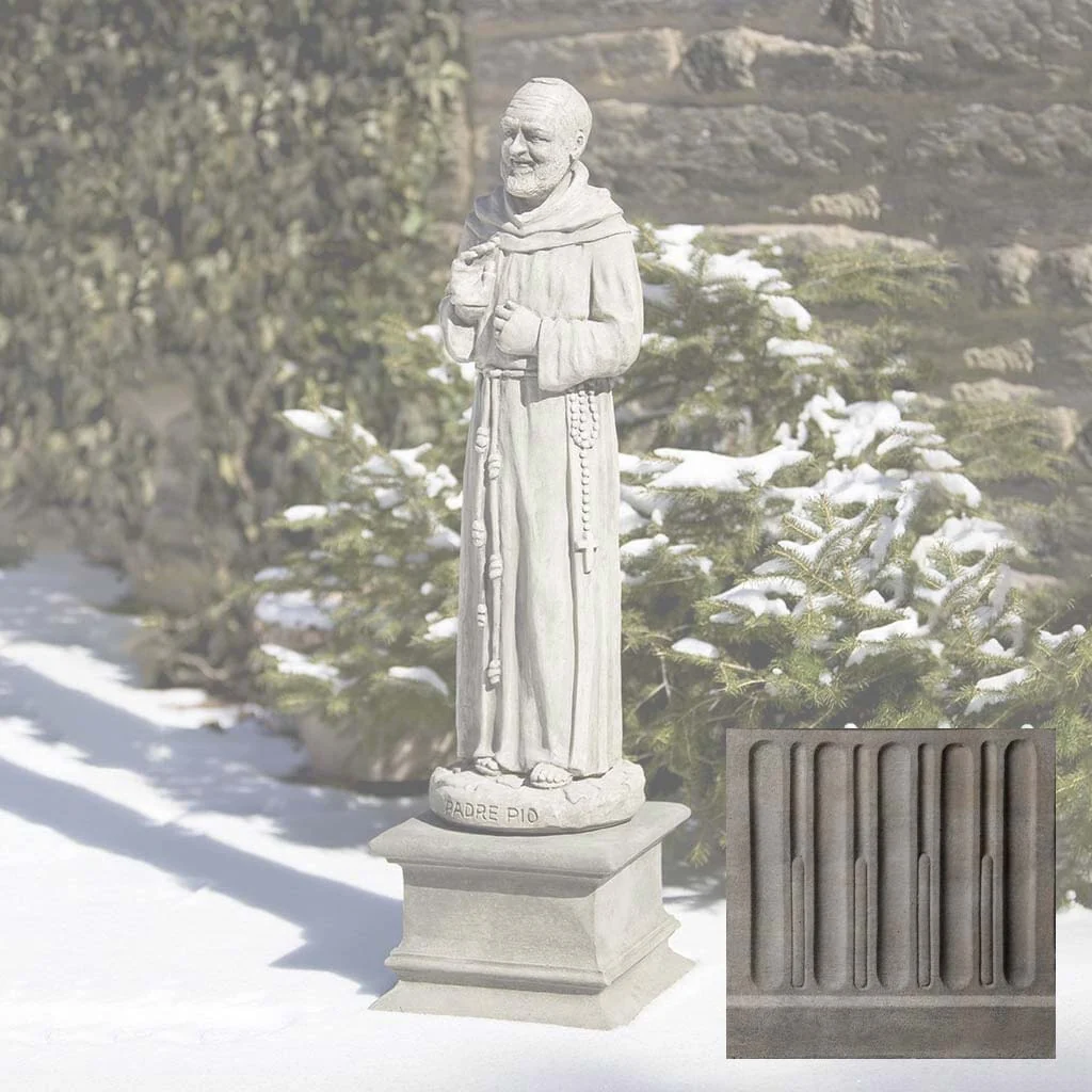 Campania Padro Pio Garden Statue - R-047 - Image 6