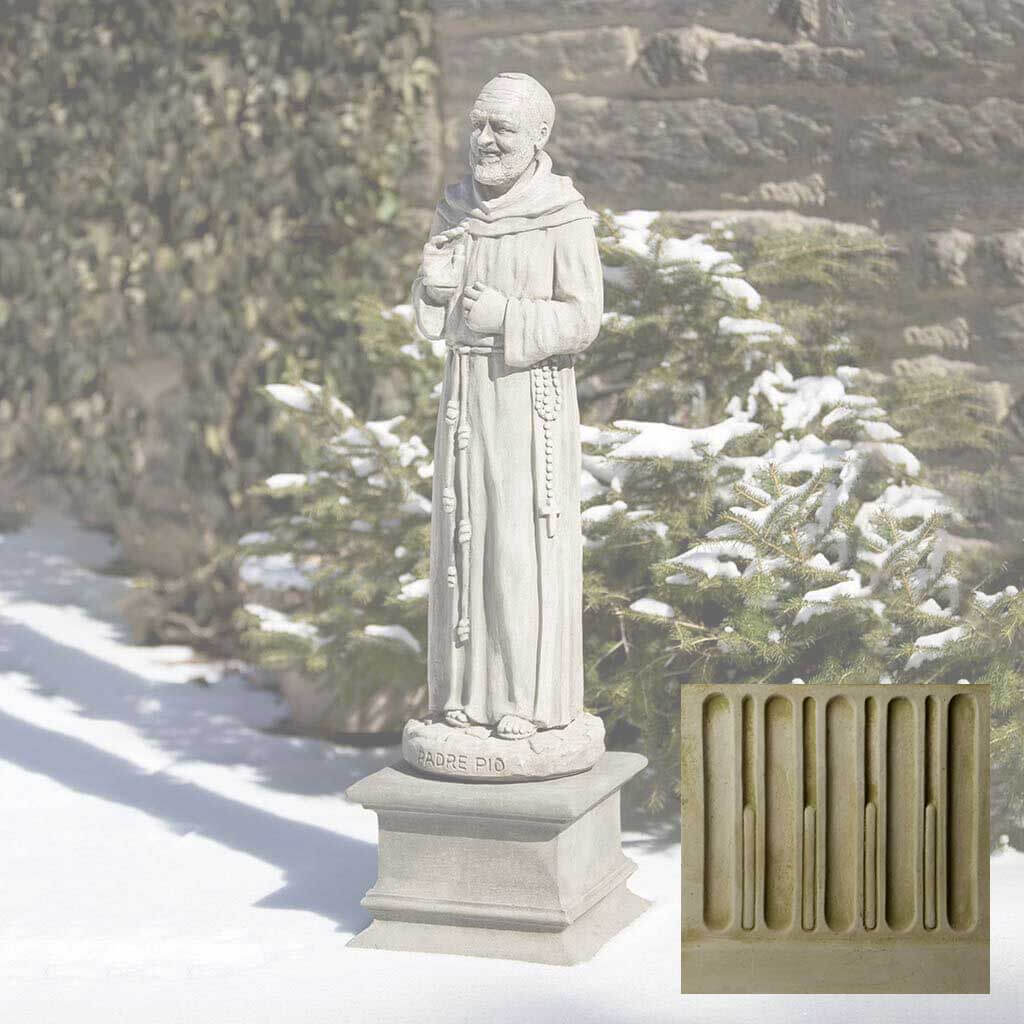 Campania Padro Pio Garden Statue - R-047 - Image 7