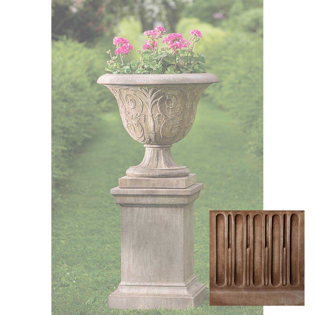 Campania Palais Arabesque Urn with Pedestal - PPD-609 - Image 3