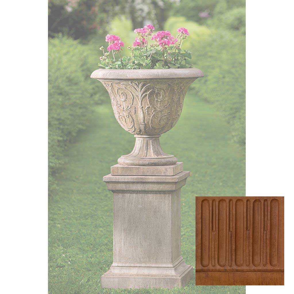 Campania Palais Arabesque Urn with Pedestal - PPD-609 - Image 8