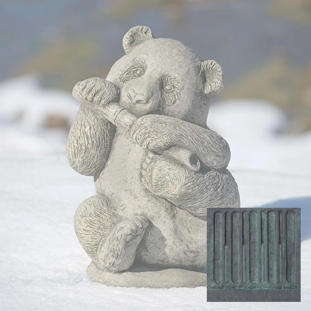 Campania Panda Cub Garden Statue - A-664 - Image 10
