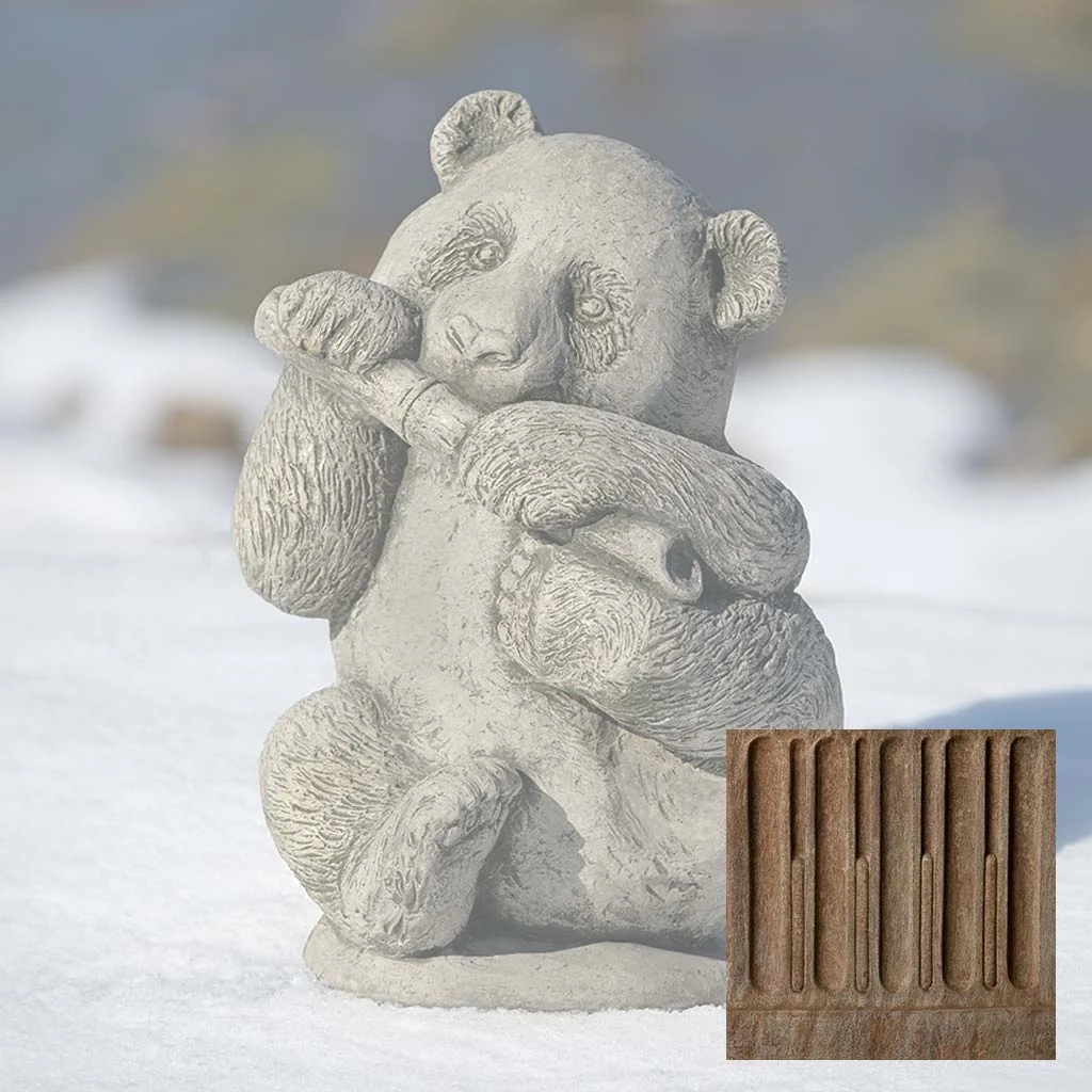 Campania Panda Cub Garden Statue - A-664 - Image 2