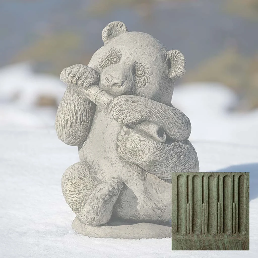 Campania Panda Cub Garden Statue - A-664 - Image 4