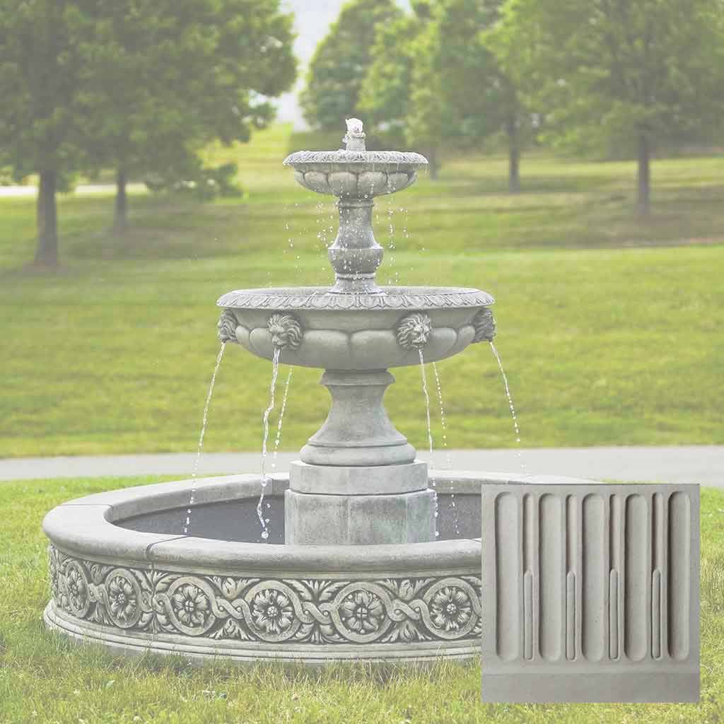 Campania Parisienne Two Tier Fountain - FT-184 - Image 10