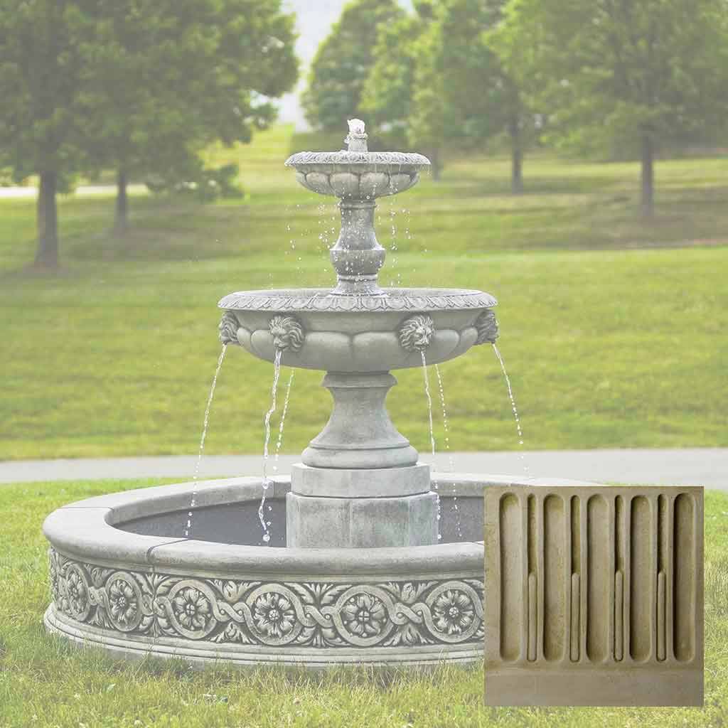 Campania Parisienne Two Tier Fountain - FT-184 - Image 5