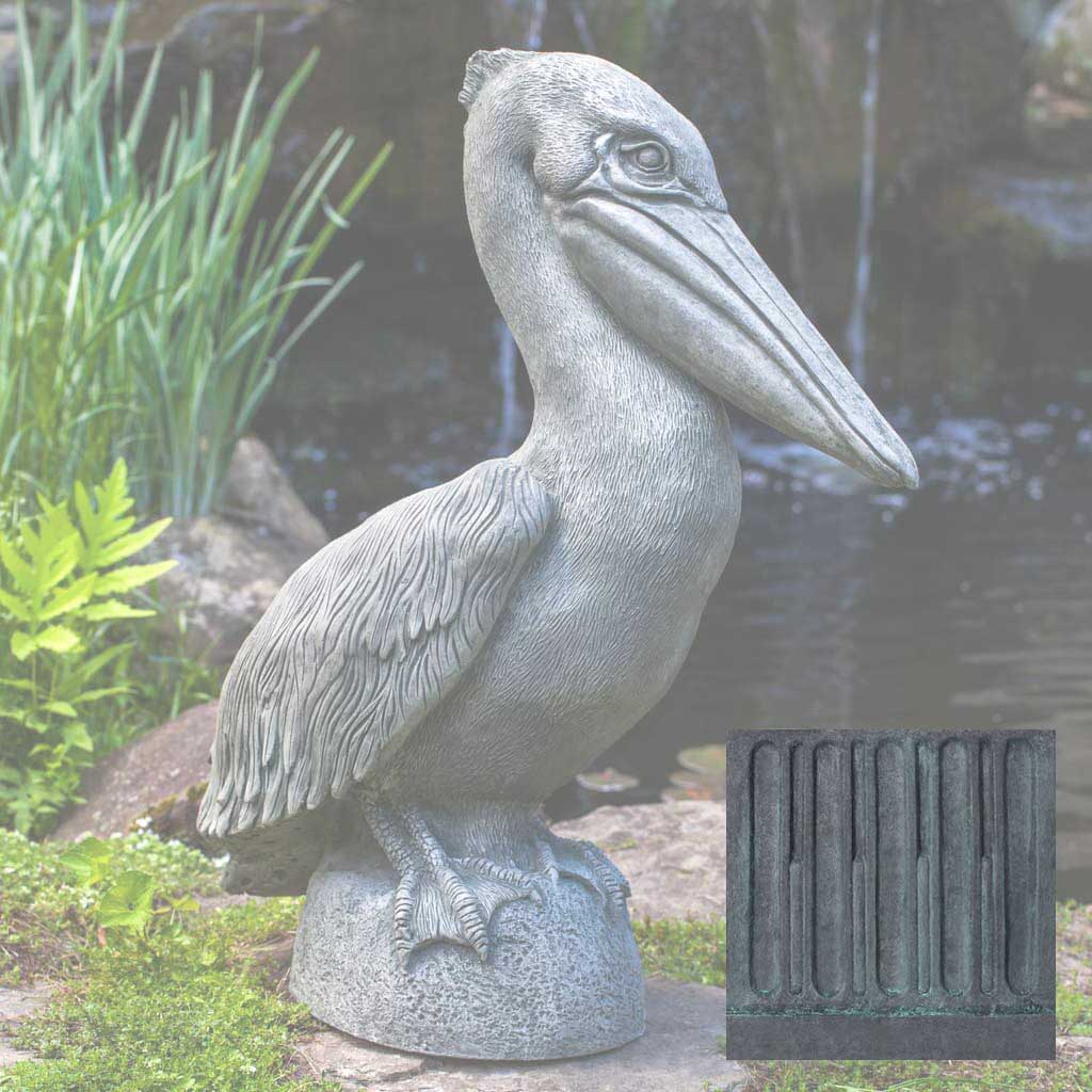 Campania Pelican Garden Statue - A-508 - Image 10