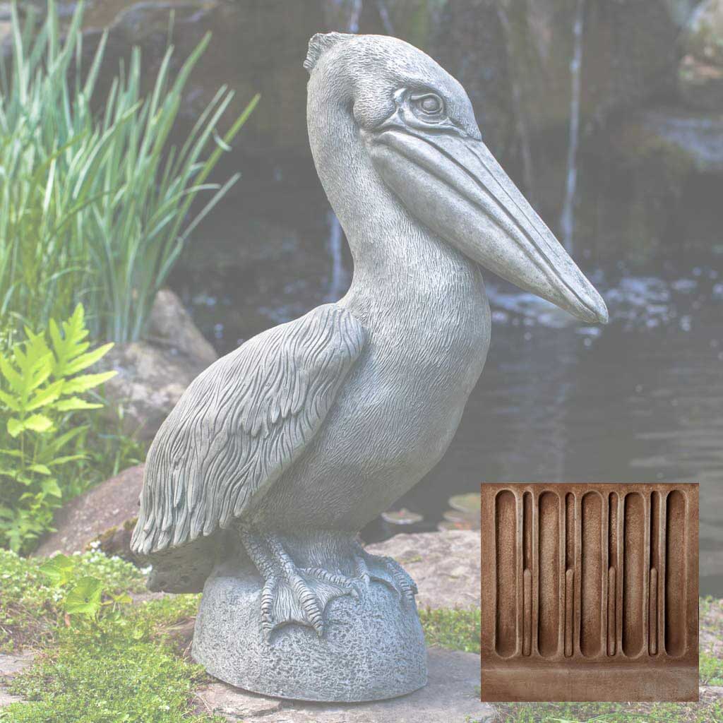 Campania Pelican Garden Statue - A-508 - Image 3