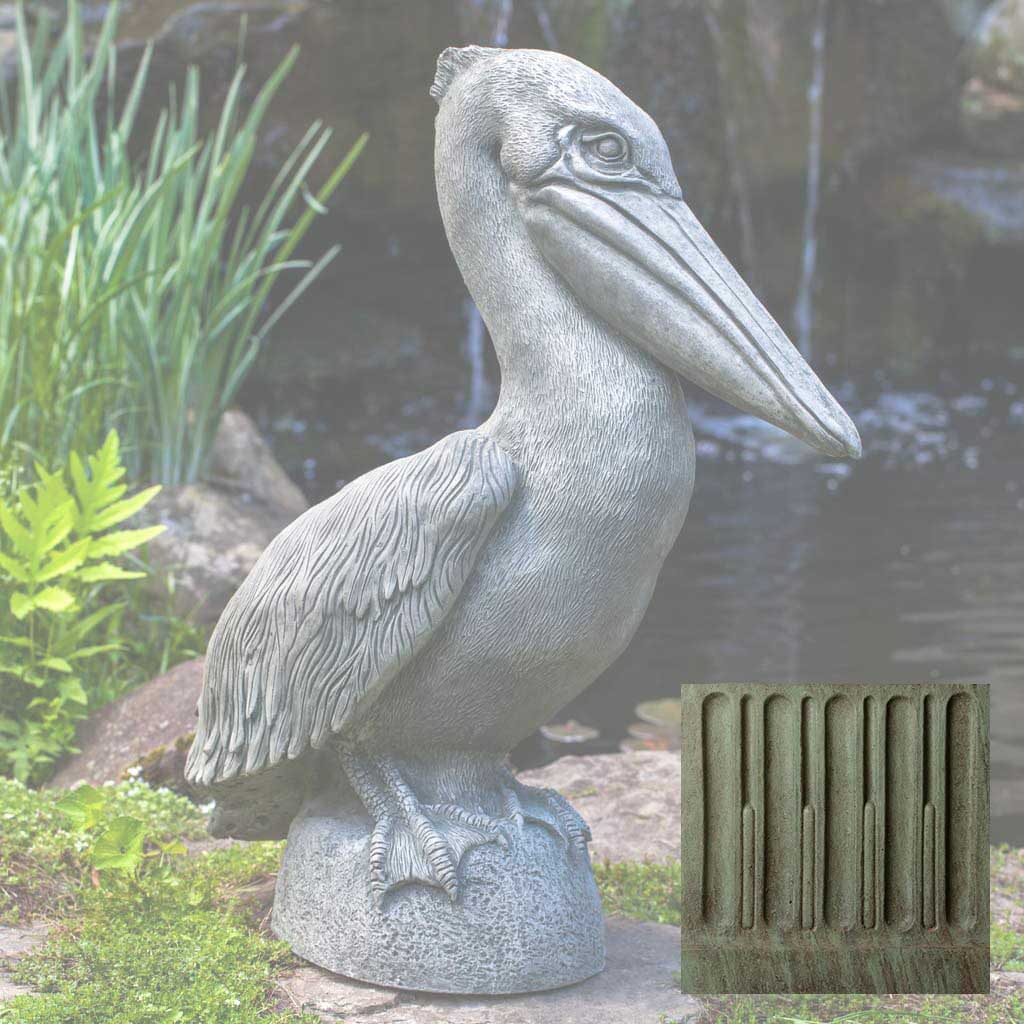 Campania Pelican Garden Statue - A-508 - Image 4