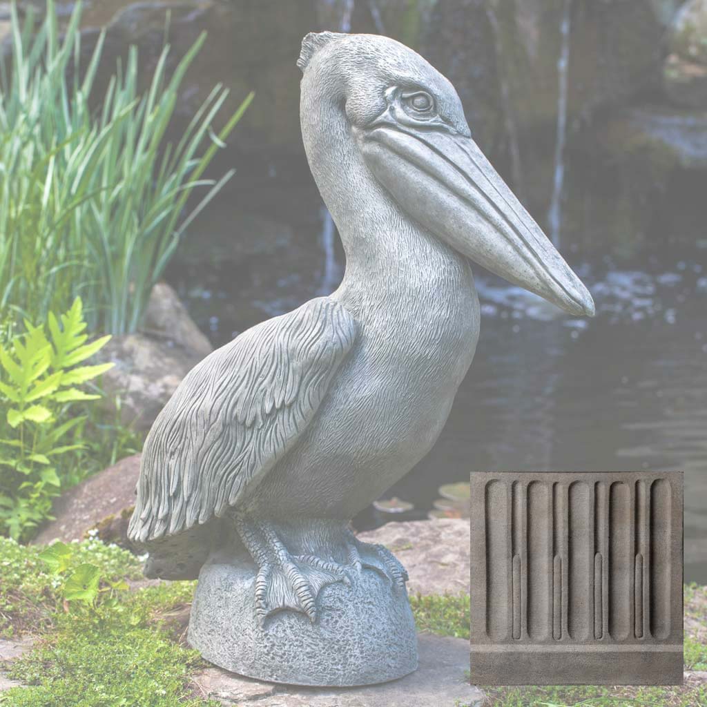Campania Pelican Garden Statue - A-508 - Image 5