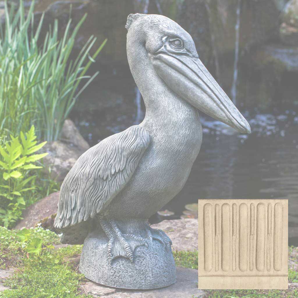 Campania Pelican Garden Statue - A-508 - Image 7