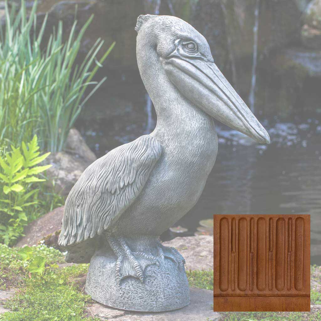 Campania Pelican Garden Statue - A-508 - Image 8