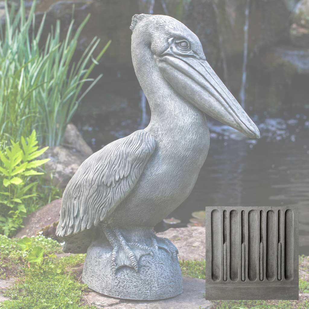 Campania Pelican Garden Statue - A-508 - Image 9