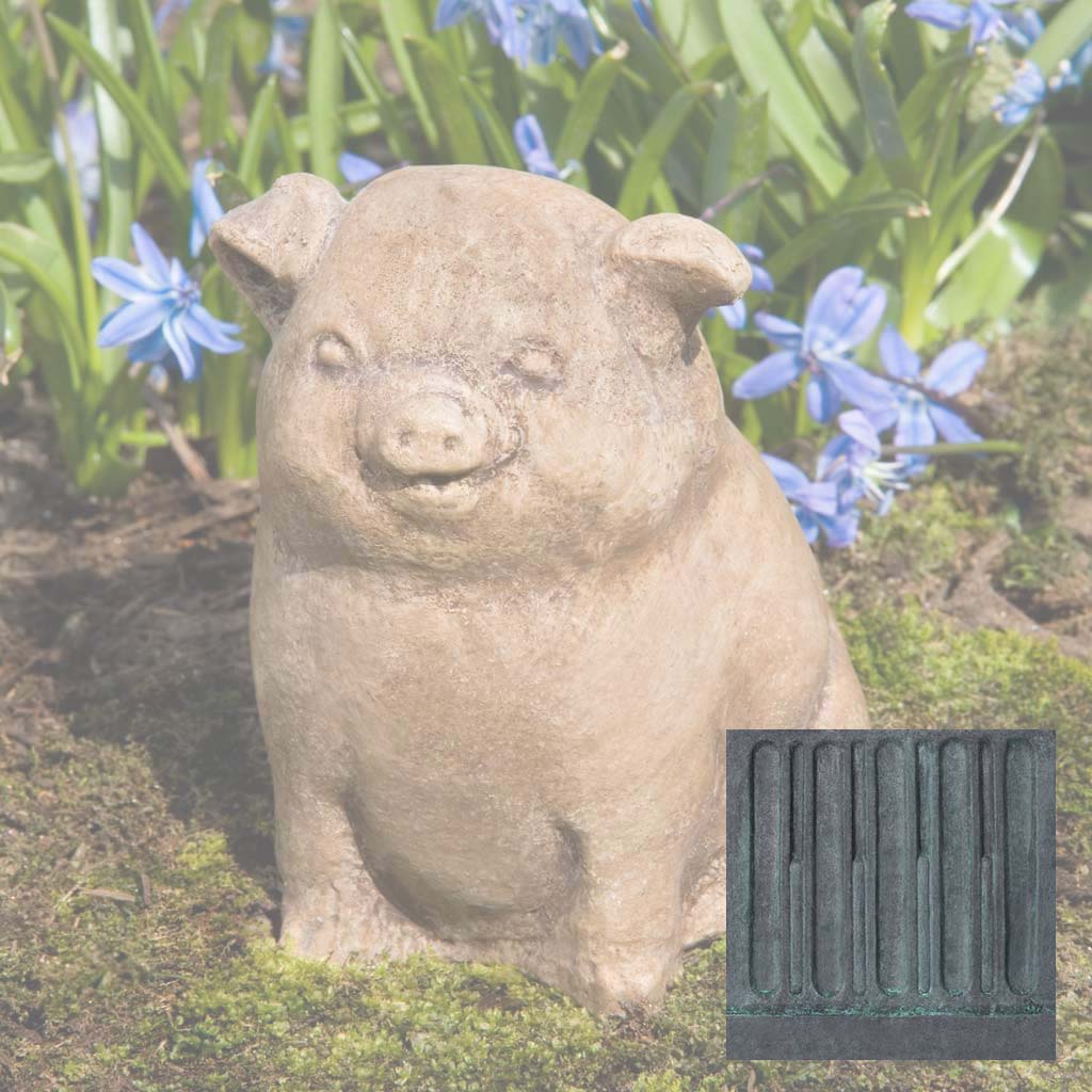 Campania Piglet Garden Statue - A-099 - Image 10