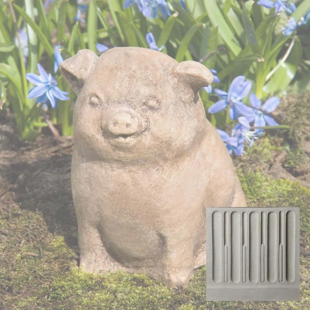 Campania Piglet Garden Statue - A-099 - Image 11
