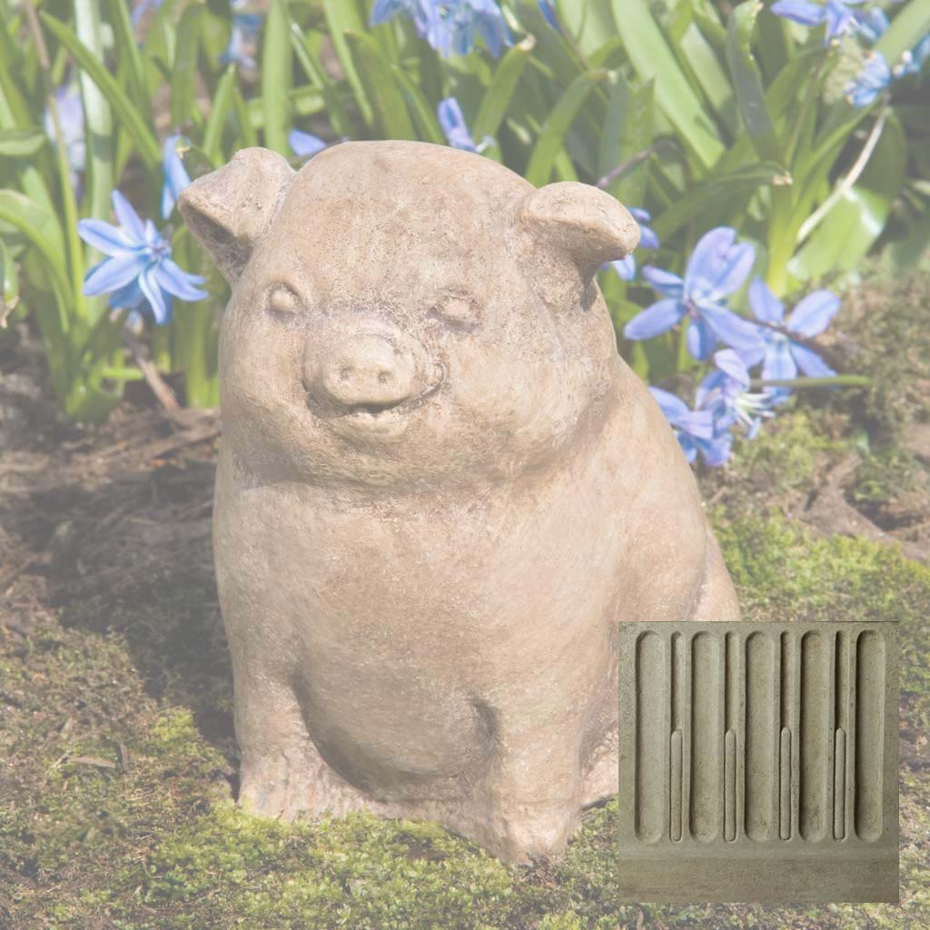 Campania Piglet Garden Statue - A-099 - Image 16