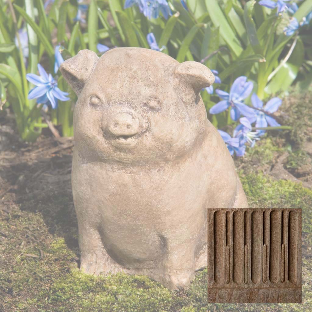 Campania Piglet Garden Statue - A-099 - Image 2