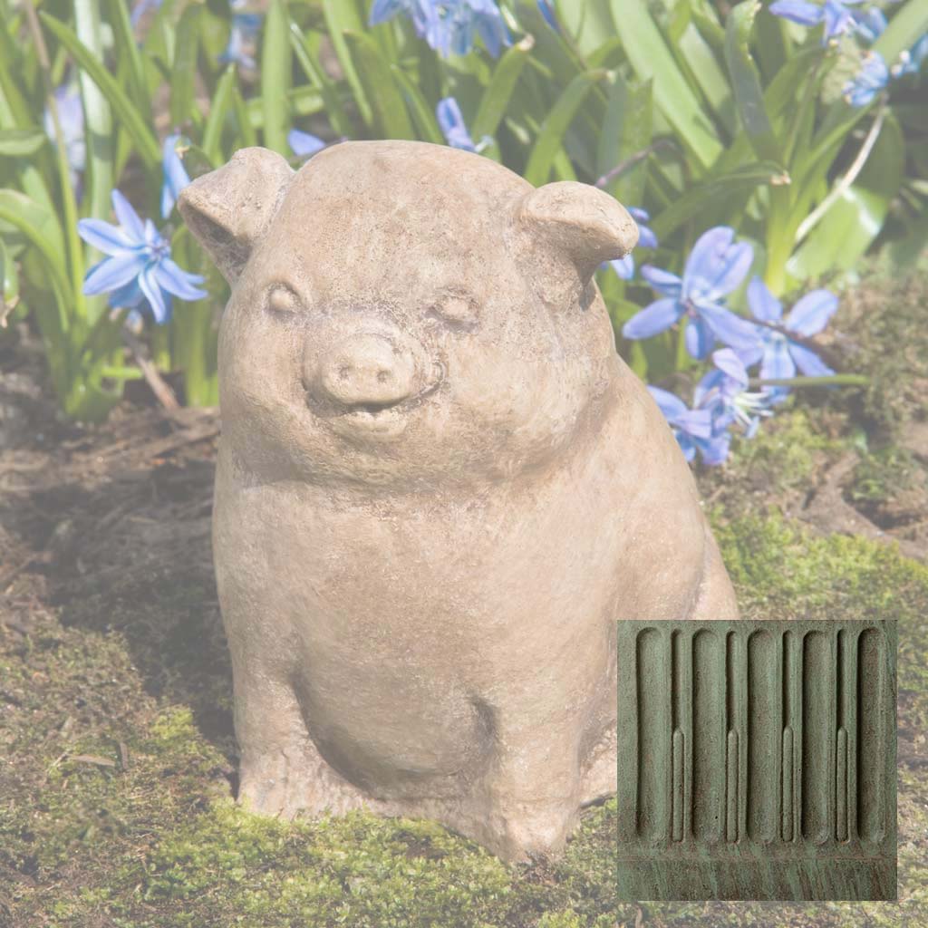 Campania Piglet Garden Statue - A-099 - Image 4