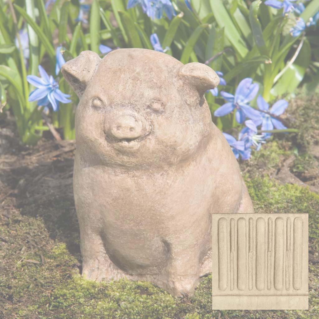 Campania Piglet Garden Statue - A-099 - Image 7