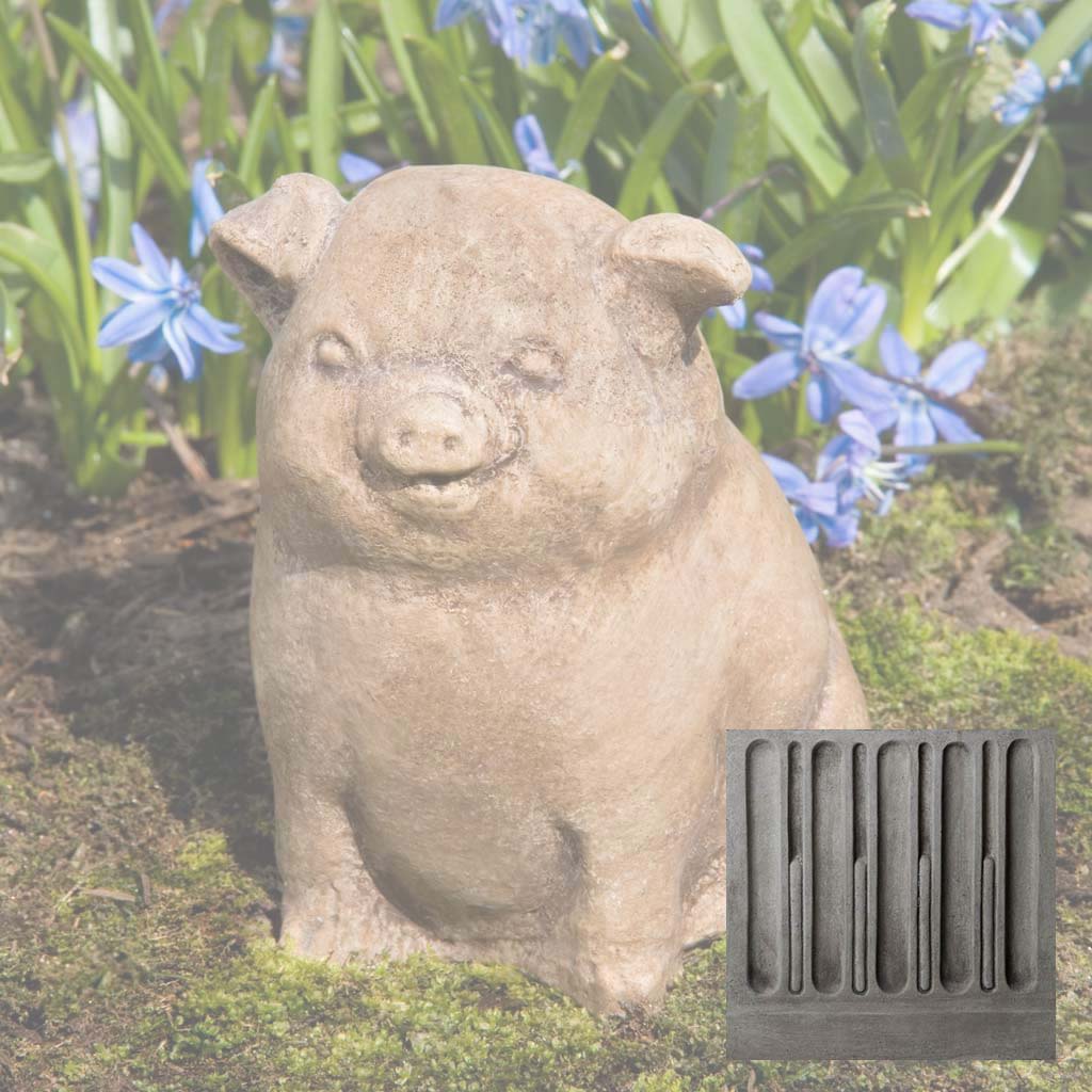 Campania Piglet Garden Statue - A-099 - Image 9