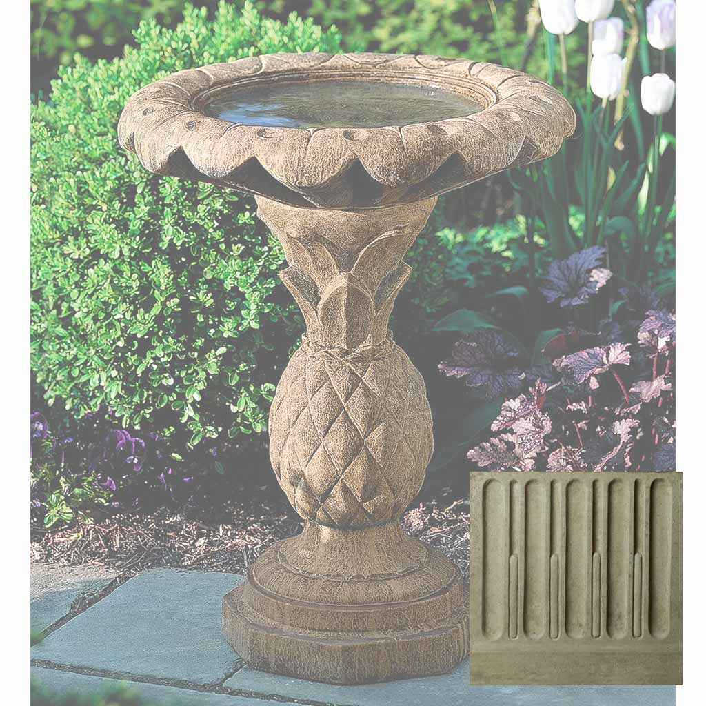 Campania Pineapple Birdbath - B-013 - Image 14