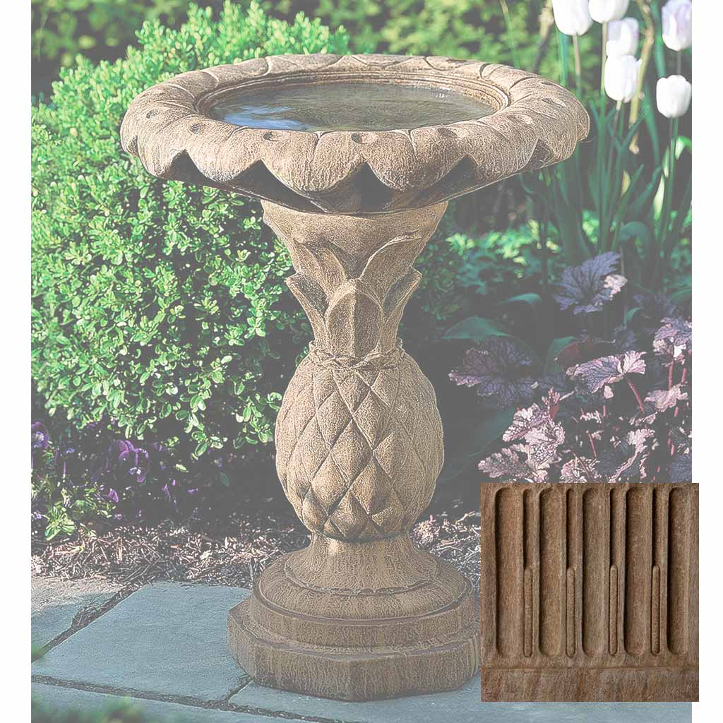 Campania Pineapple Birdbath - B-013 - Image 2