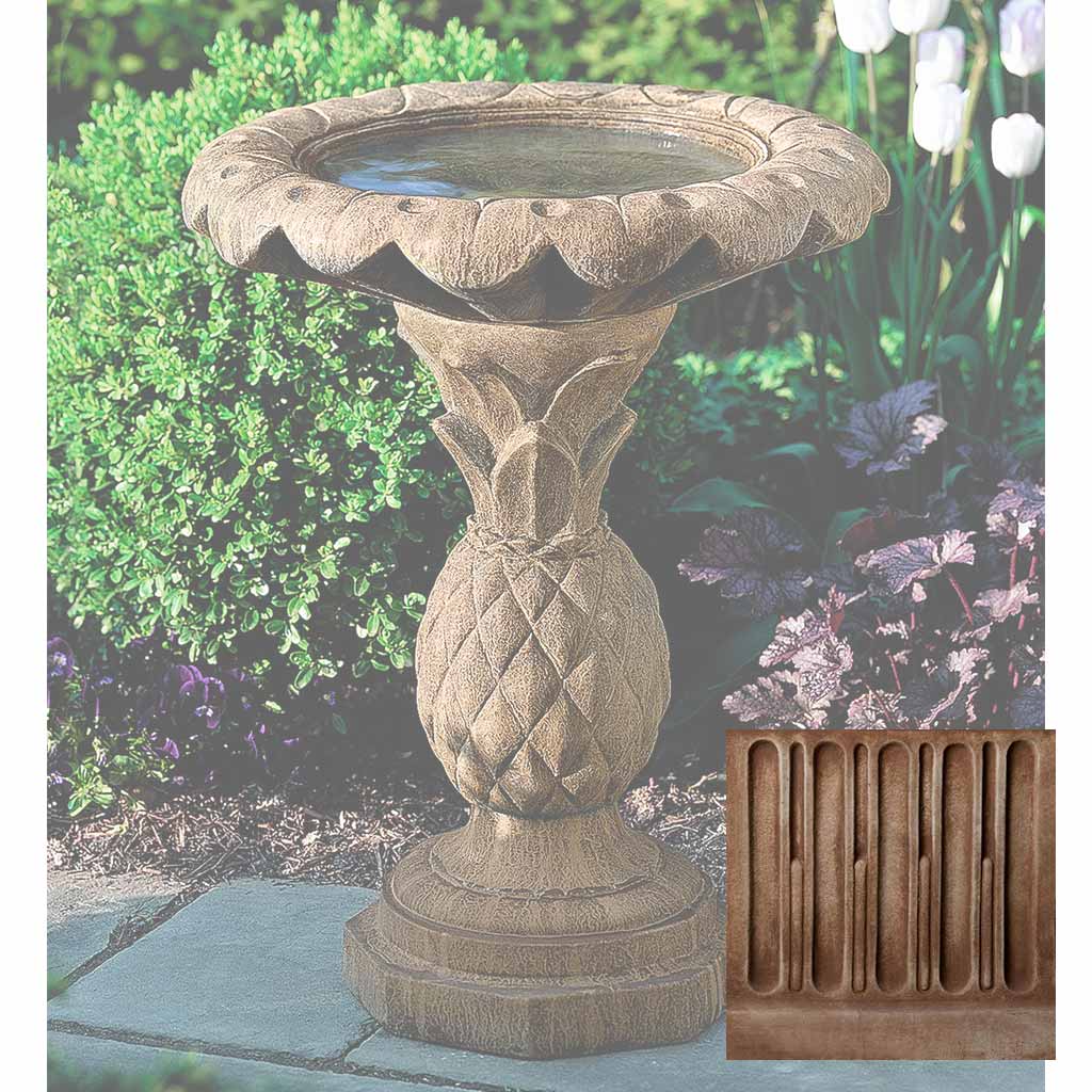 Campania Pineapple Birdbath - B-013 - Image 4