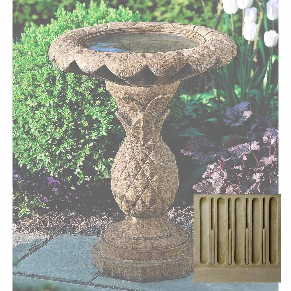 Campania Pineapple Birdbath - B-013 - Image 6