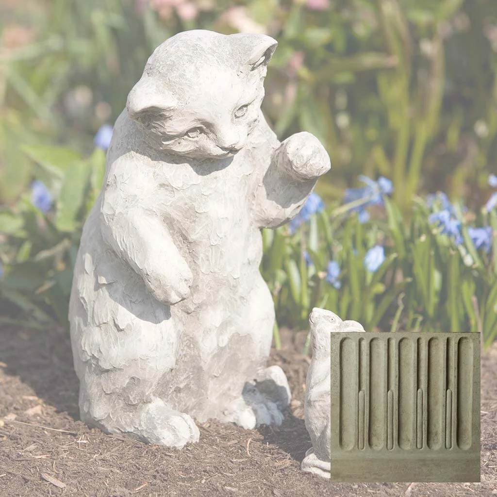 Campania Playful Kitten Garden Statue - A-330 - Image 16