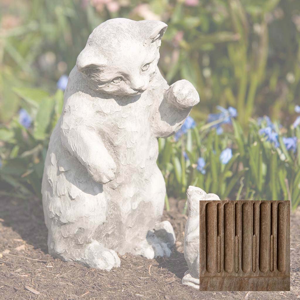 Campania Playful Kitten Garden Statue - A-330 - Image 2