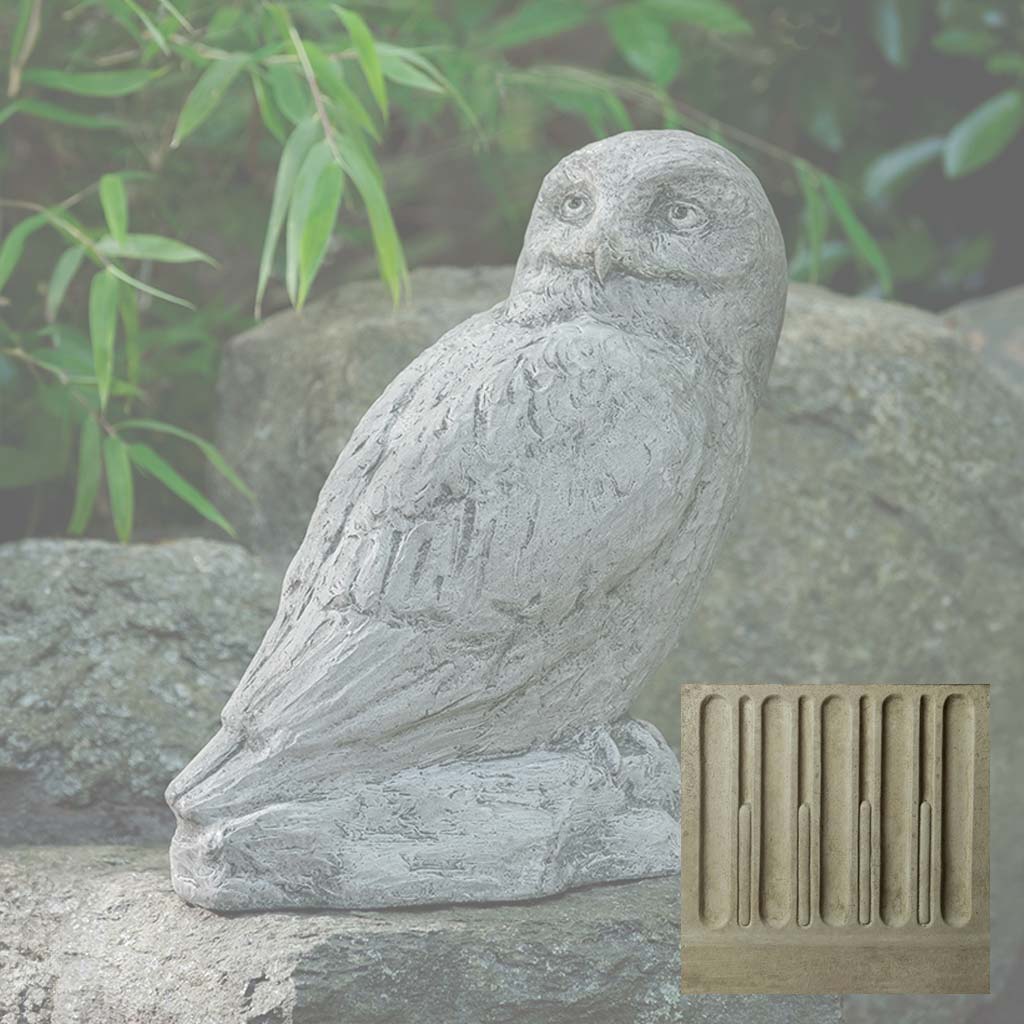 Campania Polar Owl Garden Statue - A-679 - Image 15