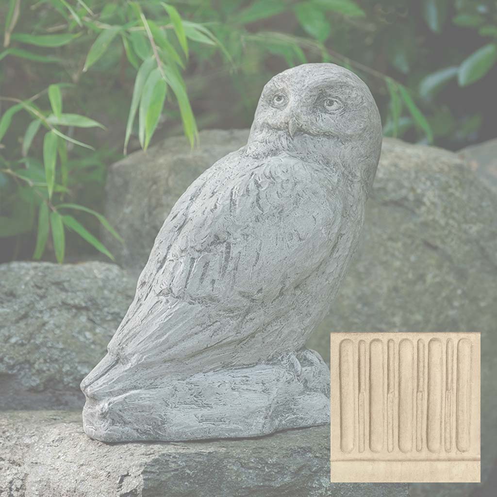 Campania Polar Owl Garden Statue - A-679 - Image 7