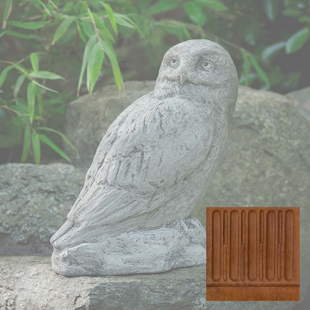 Campania Polar Owl Garden Statue - A-679 - Image 8