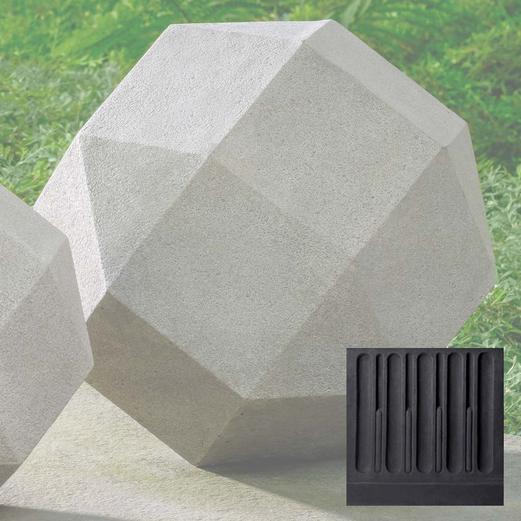Campania Polyhedron, 12.5 Inch Garden Statue - S-544 - Image 11