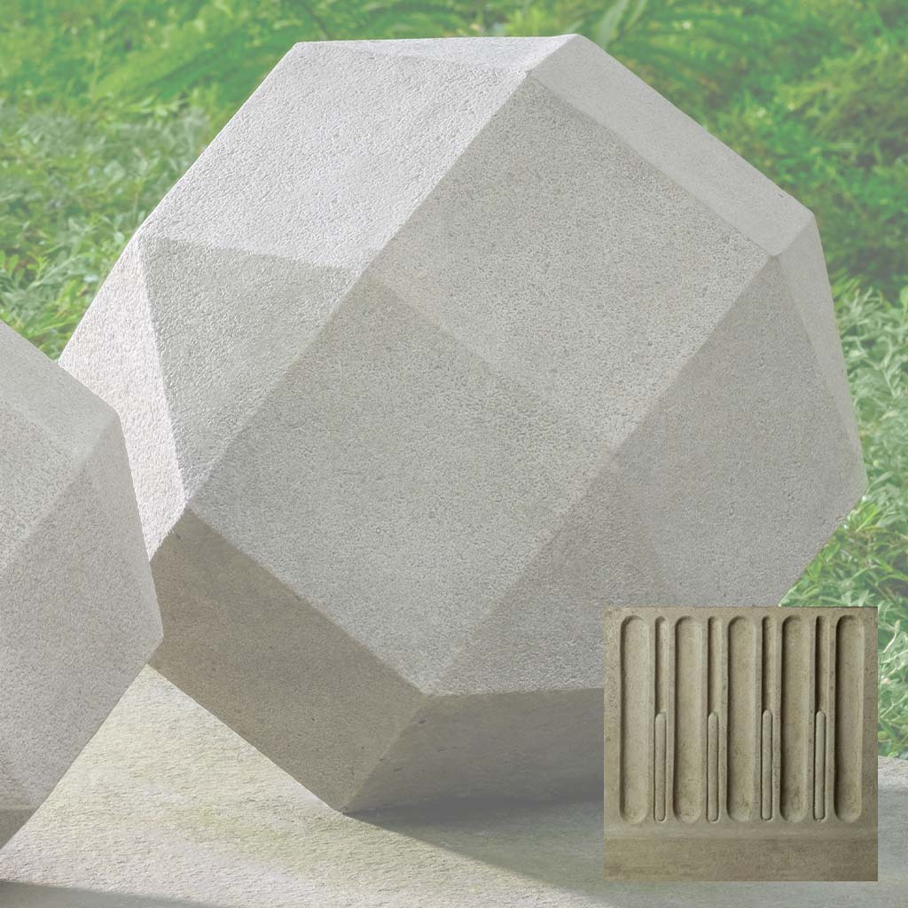 Campania Polyhedron, 12.5 Inch Garden Statue - S-544 - Image 14