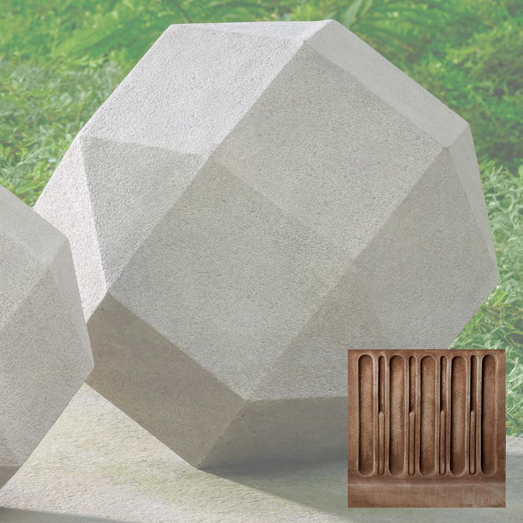 Campania Polyhedron, 12.5 Inch Garden Statue - S-544 - Image 4