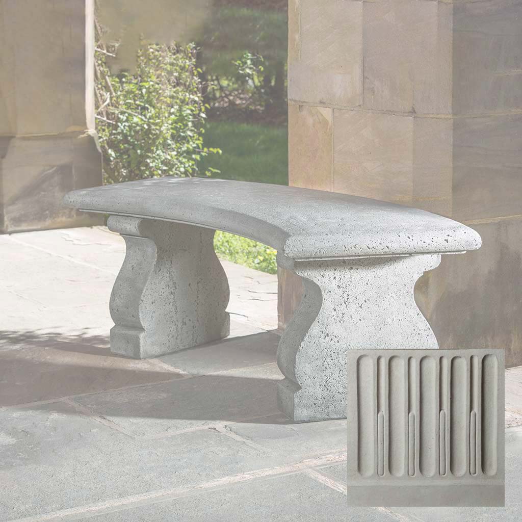 Campania Provencal Curved Bench - BE-123 - Image 10