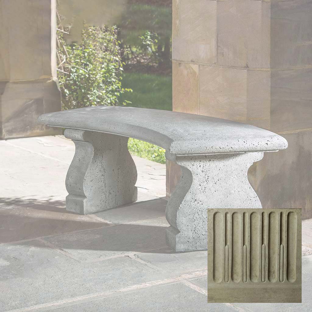 Campania Provencal Curved Bench - BE-123 - Image 14
