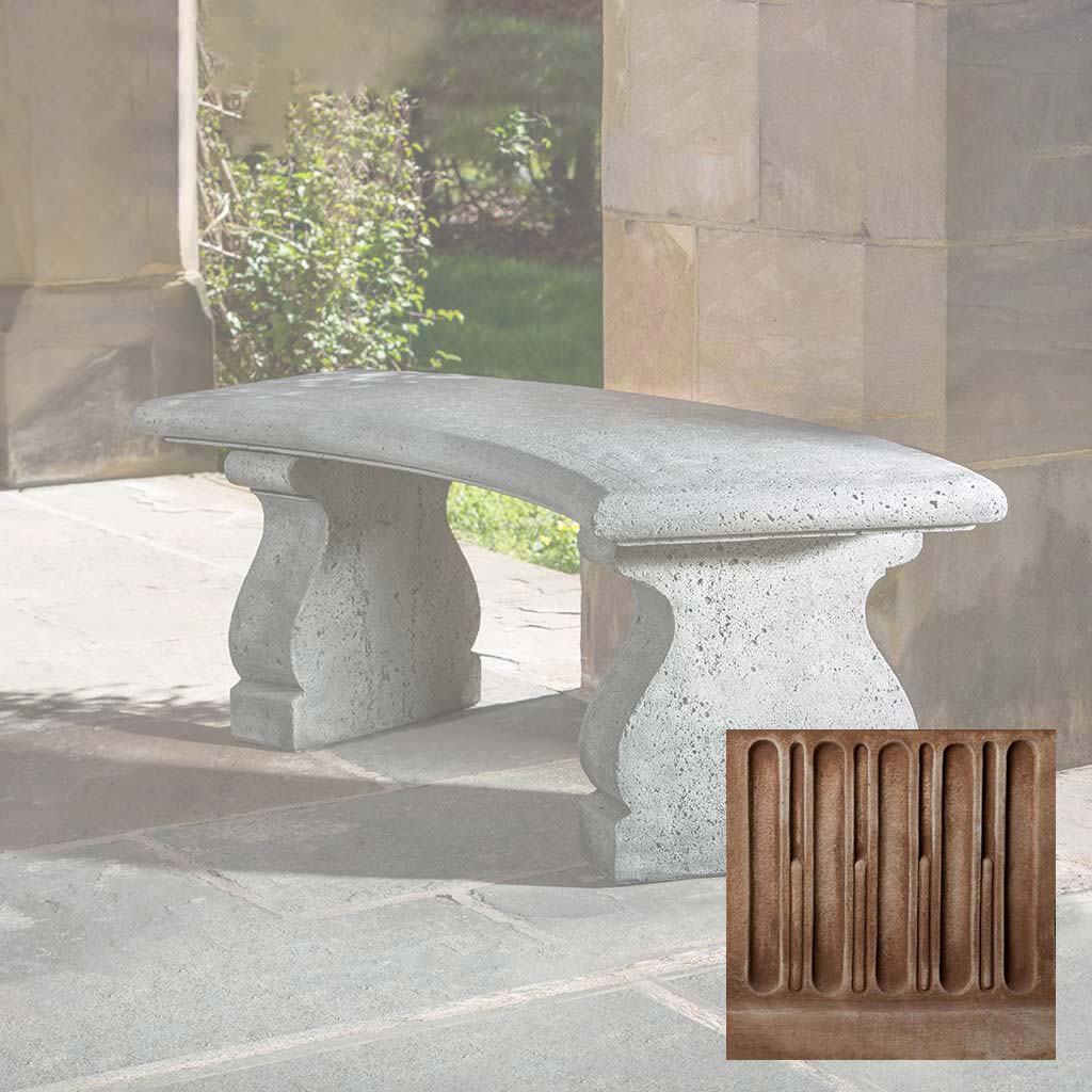 Campania Provencal Curved Bench - BE-123 - Image 3
