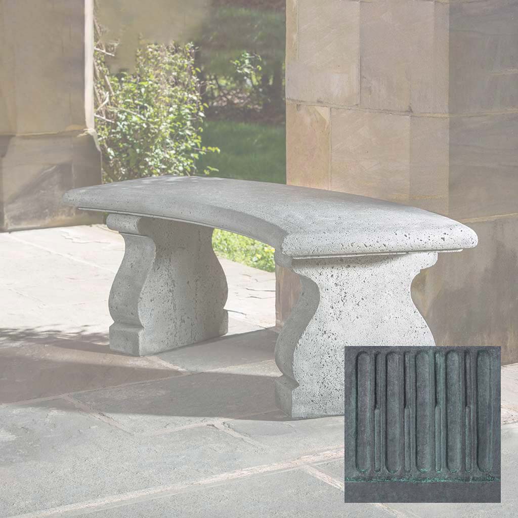 Campania Provencal Curved Bench - BE-123 - Image 9