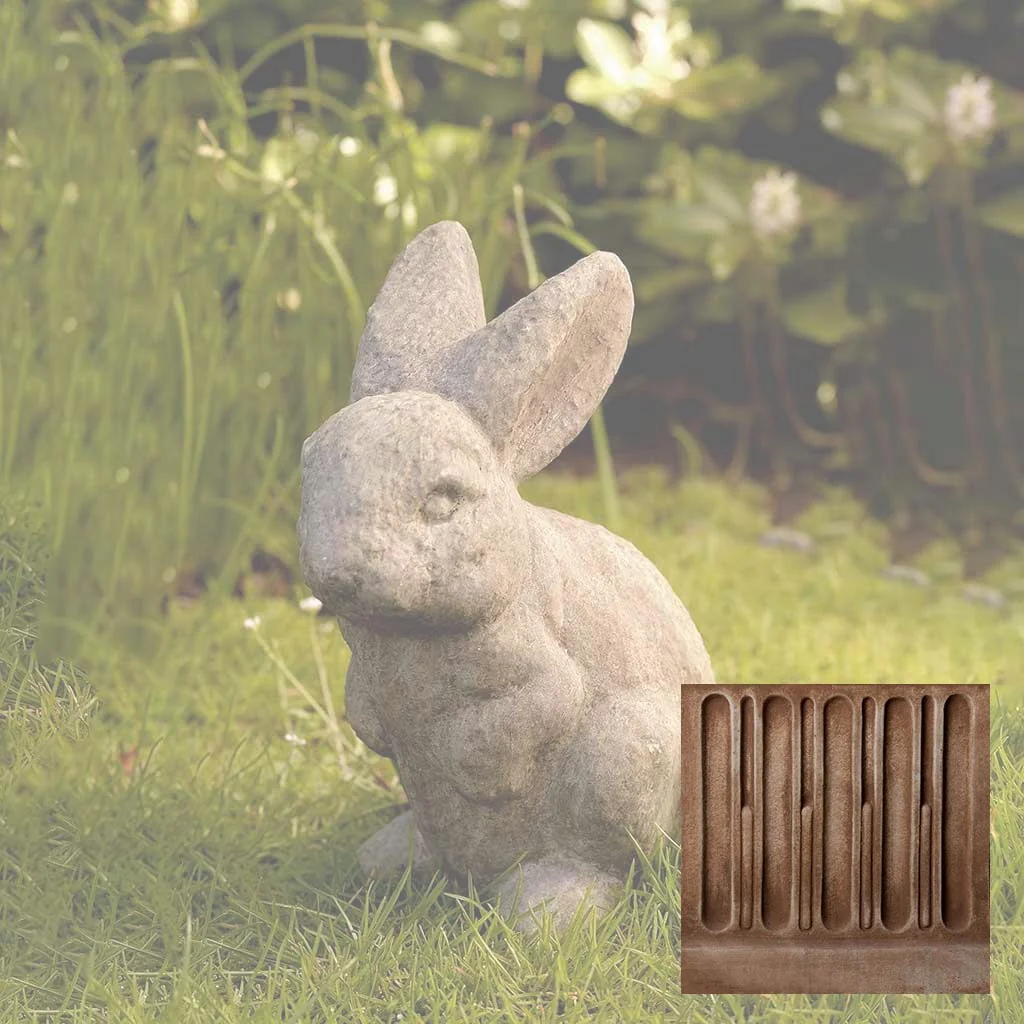 Campania Rabbit - Ears Up Garden Statue - A-073 - Image 3
