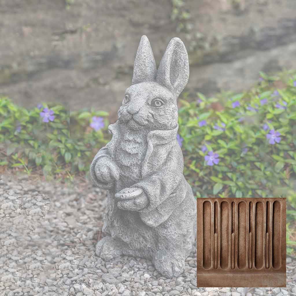 Campania Rabbit Esq. Garden Statue - A-615 - Image 3