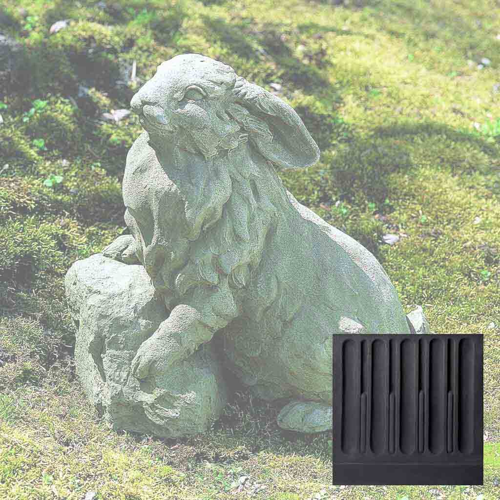 Campania Rabbit on a Rock Garden Statue - A-259 - Image 12