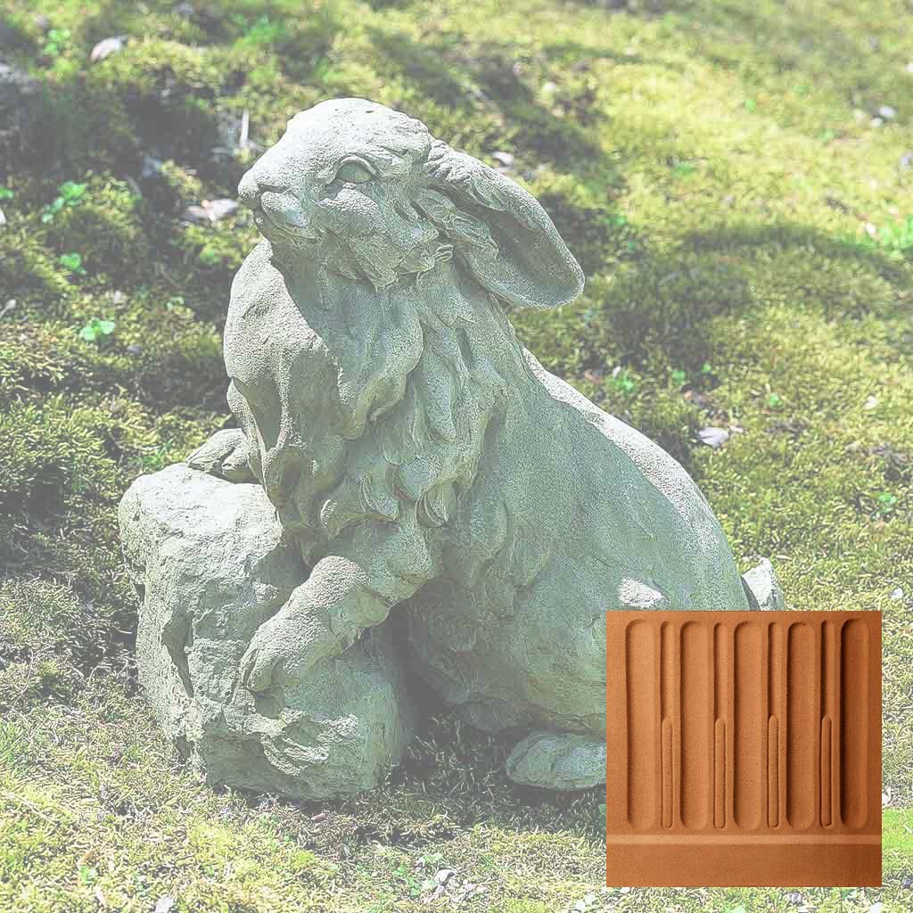 Campania Rabbit on a Rock Garden Statue - A-259 - Image 14