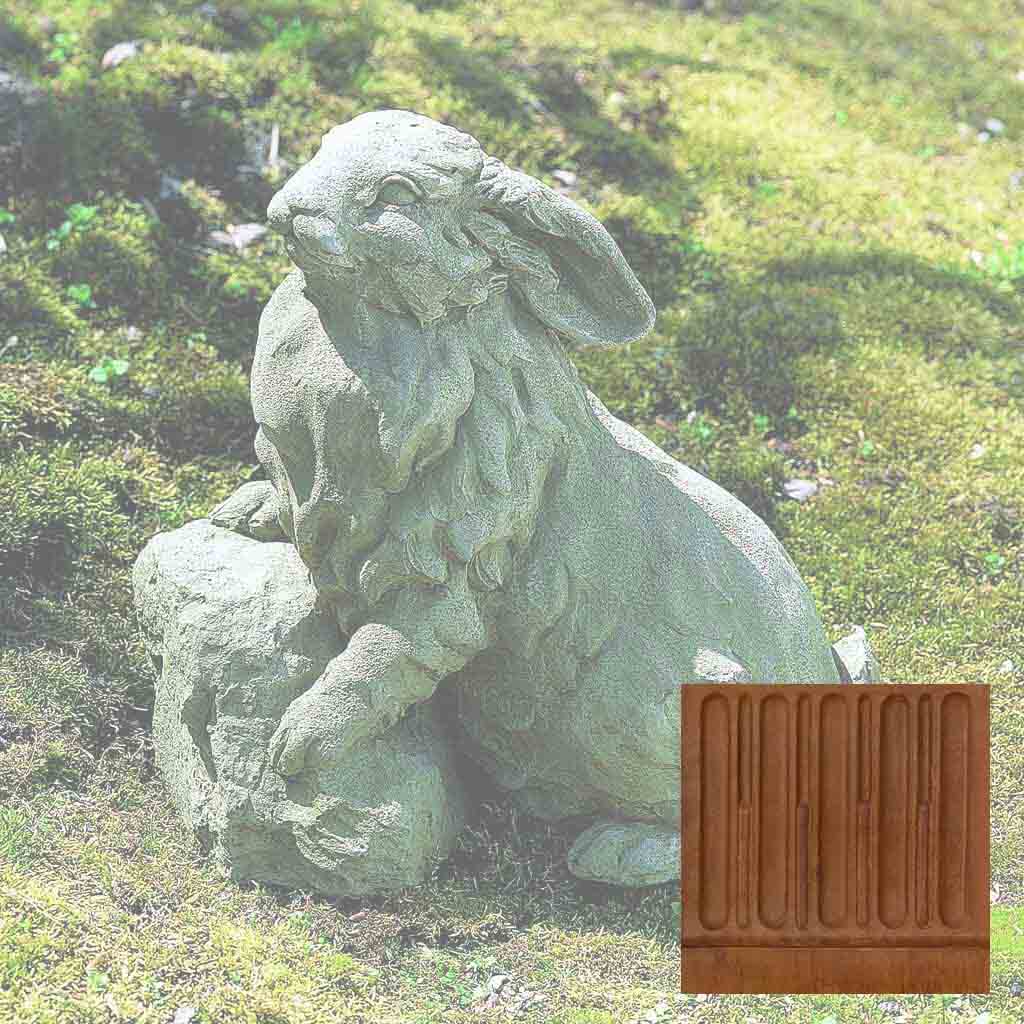 Campania Rabbit on a Rock Garden Statue - A-259 - Image 9
