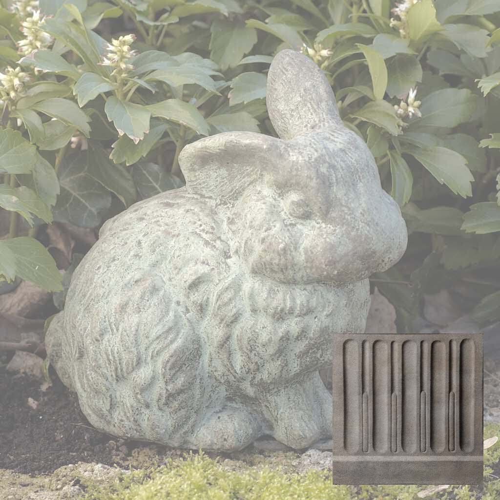 Campania Rabbit With 1 Ear Up Garden Statue - A-030 - Image 5