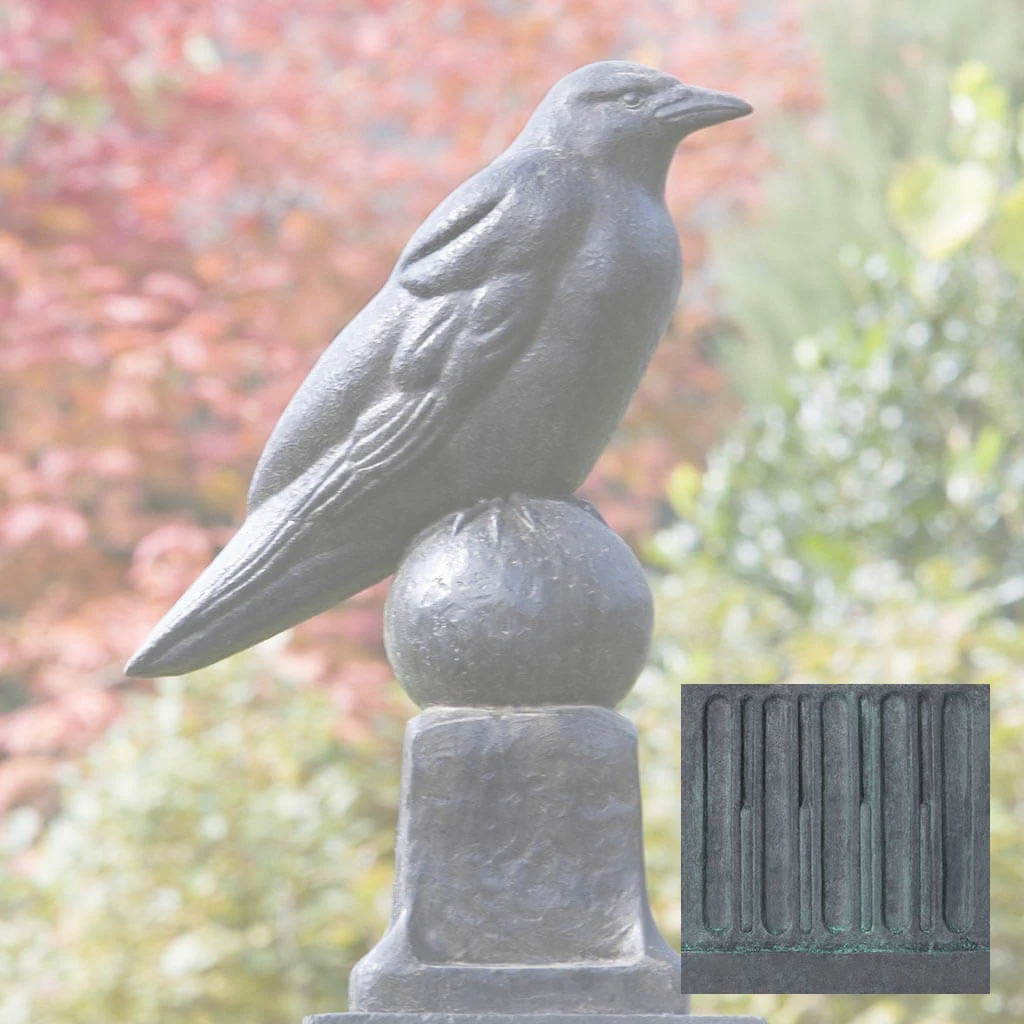 Campania Raven Garden Statue - A-360 - Image 11