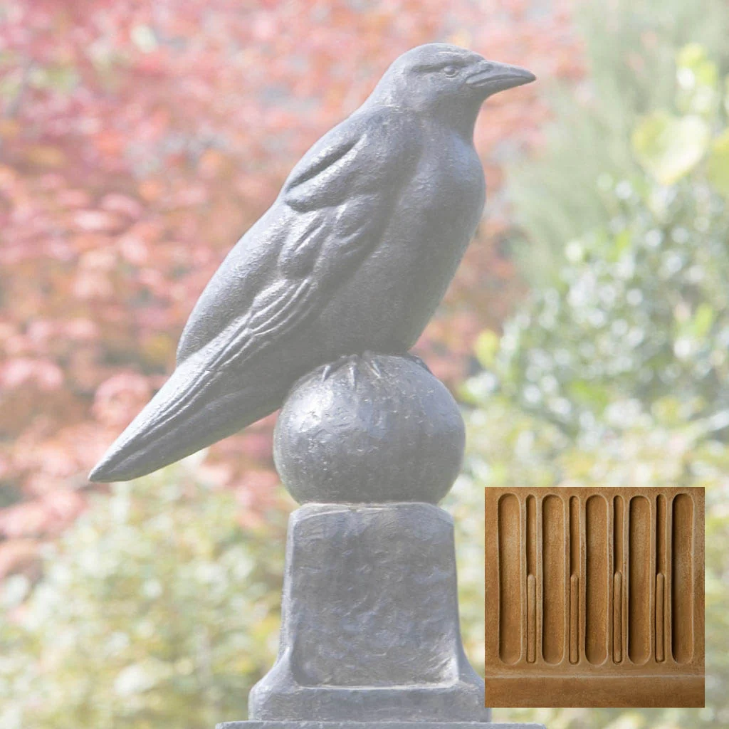 Campania Raven Garden Statue - A-360 - Image 15