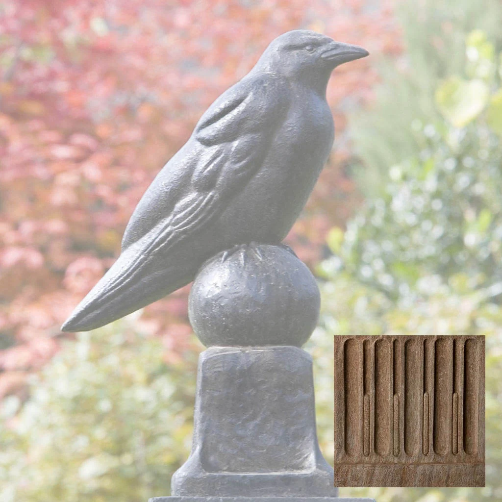 Campania Raven Garden Statue - A-360 - Image 2