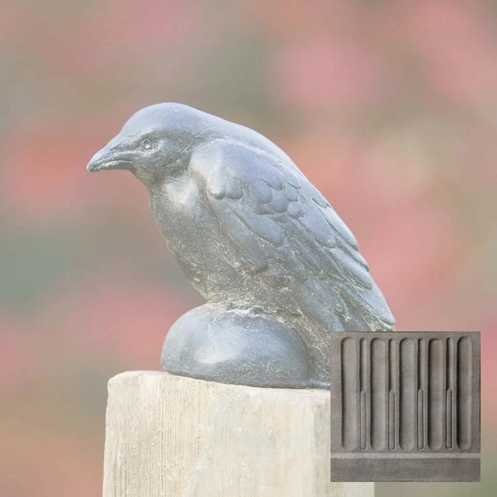Campania Raven Garden Statue - A-360 - Image 6